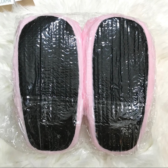 BRAND NEW Pink Plush Alpaca Slippers - Picture 12 of 12